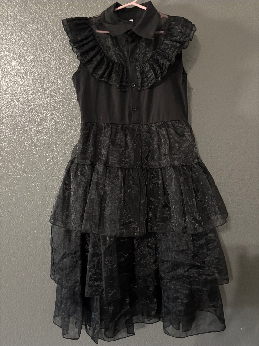 Girls Wednesday Addams costume dress